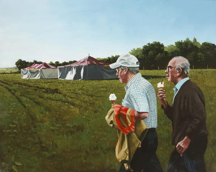 CONES by Martin Gale, 2008, oil on canvas, sold Nov 2012