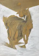 Louis le Brocquy, GOAT IN THE SNOW