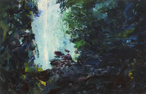 Jack Butler Yeats, GLENCAR, SLIGO, 1949, oil on panel