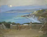 Sir John Lavery, THE RISING MOON, TANGIER