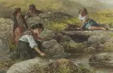 Francis William Topham, GOSSIPS AT THE HOLY WELL