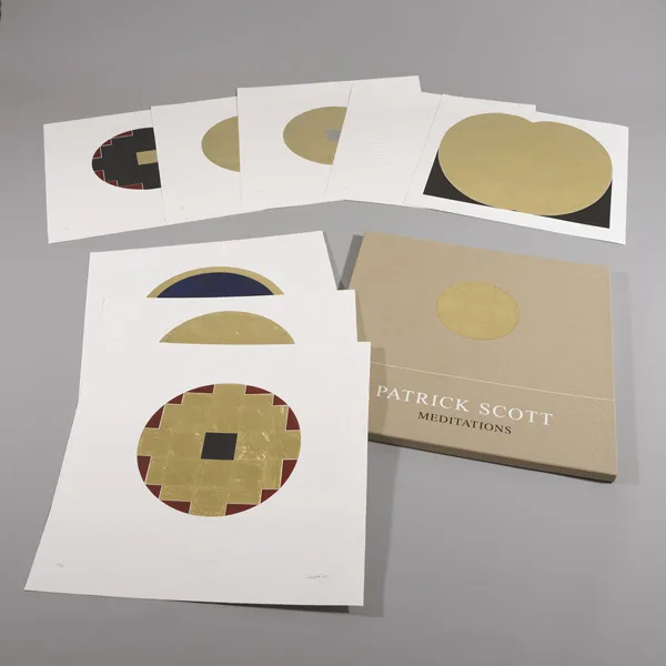 Patrick Scott, MEDITATIONS, 2007, box set of seven prints; (no. 35 from an edition of 50)