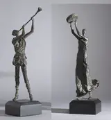 Rowan Gillespie, THE HERALD and LIMERICK LADY, 1994 (A PAIR)