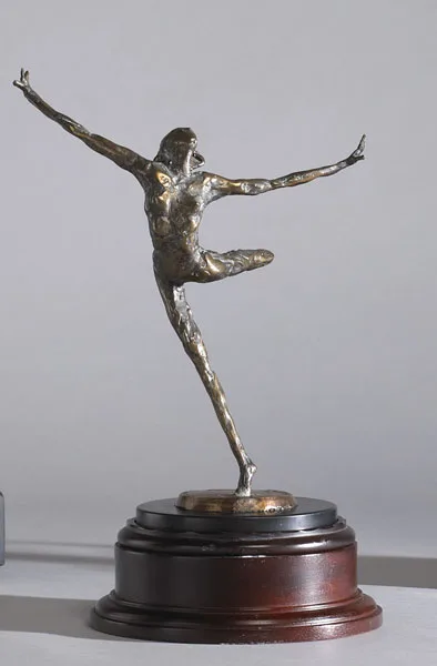 STUDY FOR HOMMAGE TO SPRING II by Rowan Gillespie, 1985, bronze; (no. 2 from an edition of 9), sold Nov 2012