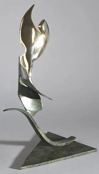JOYFUL FIGURE by Joseph Sloan, 2006, bronze; (no. 3 from an edition of 3), sold Nov 2012