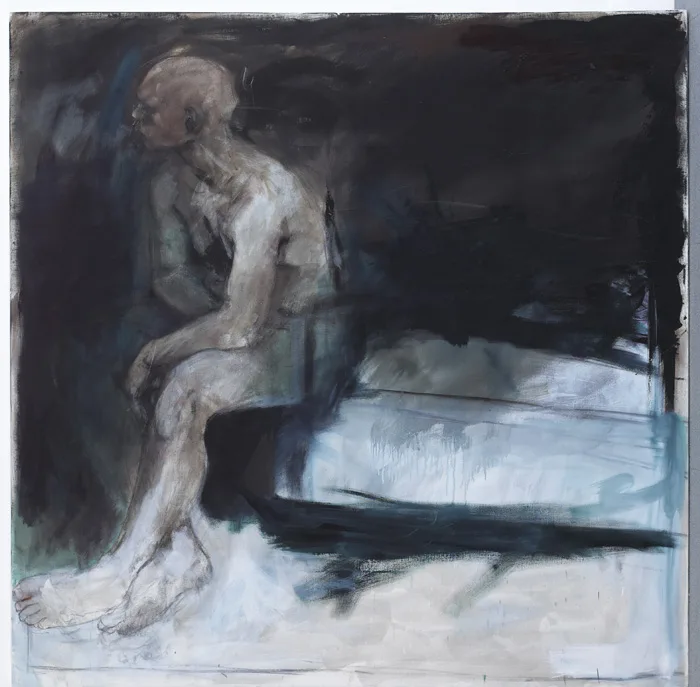 Helen Farrell, MAN INDOORS, 1997, oil on canvas