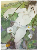 Pauline Bewick, PULLING WATERLILIES, 1996 or SAYLOR AND WOMAN