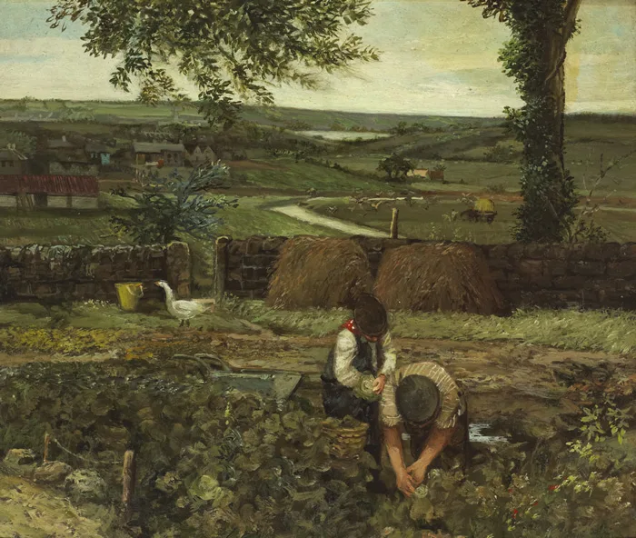 Jack Cudworth, CABBAGE PATCH, oil on board