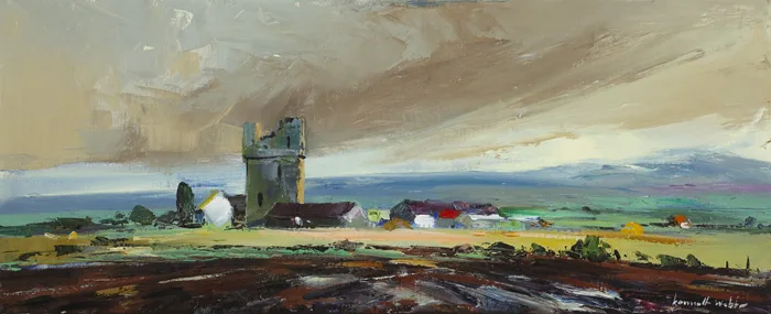 MOUNT CASHEL, COUNTY GALWAY by Kenneth Webb, oil on canvas, sold Nov 2012