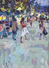 Arthur K. Maderson, SATURDAY NIGHT OUT, LE VIGNAN, FRANCE