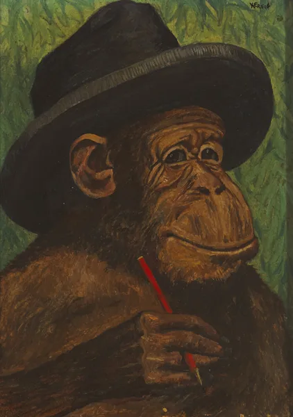 THE MANAGER by Harry Kernoff, oil on board; (1); print; (1), sold Nov 2012