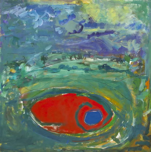 BURIED EOLITH by Jeremy Henderson, 2002, oil on canvas, offered Nov 2012
