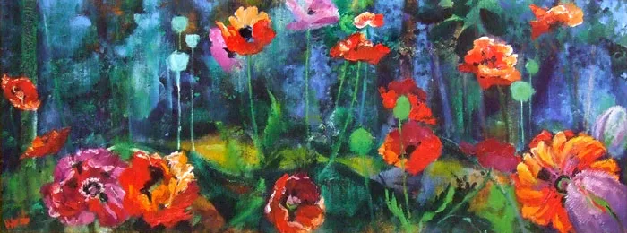 THE ENCHANTED FOREST, c.1960s by Kenneth Webb, oil on canvas, sold Mar 2012