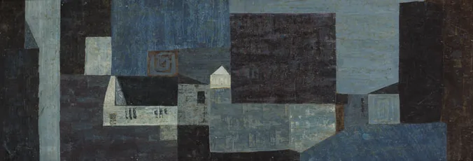NIGHTSCAPE I by Arthur Armstrong, oil on paper laid on board, offered Mar 2012