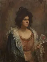 Sarah Purser, WOMAN WITH FAN