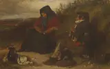 Erskine Nicol, COUPLE RESTING BY A GRASSEY KNOLL