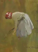 Ernest Columba Hayes, STUDY FOR "THE BLUE WINDOW"