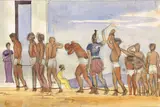 Ernest Columba Hayes, STUDY FOR "SLAVES IN THE FORUM", c.1940 and A COLLECTION OF EARLY FIGURE DRAWINGS