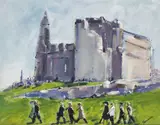 Michael Hanrahan, THE QUEEN AT THE ROCK OF CASHEL, COUNTY TIPPERARY