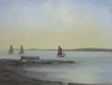 Peter Pearson, START OF THE GALWAY HOOKERS RACE, KILRONAN PIER