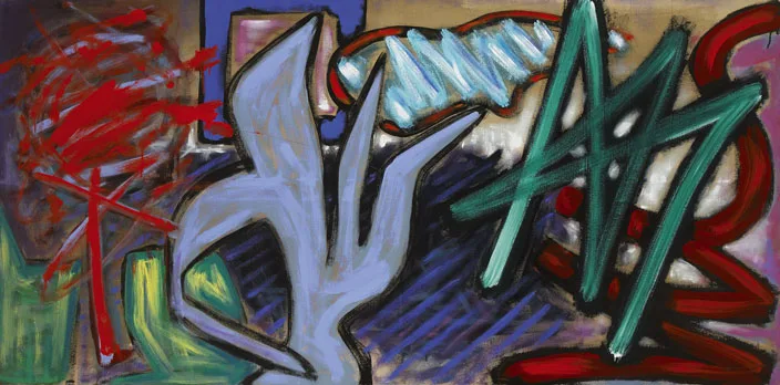 Joseph Hanly, THE DISTANT PRESENT I, 1991, acrylic on canvas