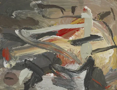 UNTITLED by Maurice Cockrill, oil on panel, offered Mar 2012