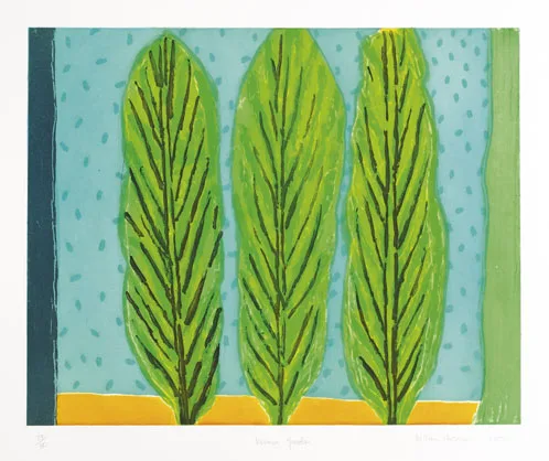 VERONA GARDEN by William Crozier, 2007, aquatint; (no. 78 from an edition of 80), sold Mar 2012