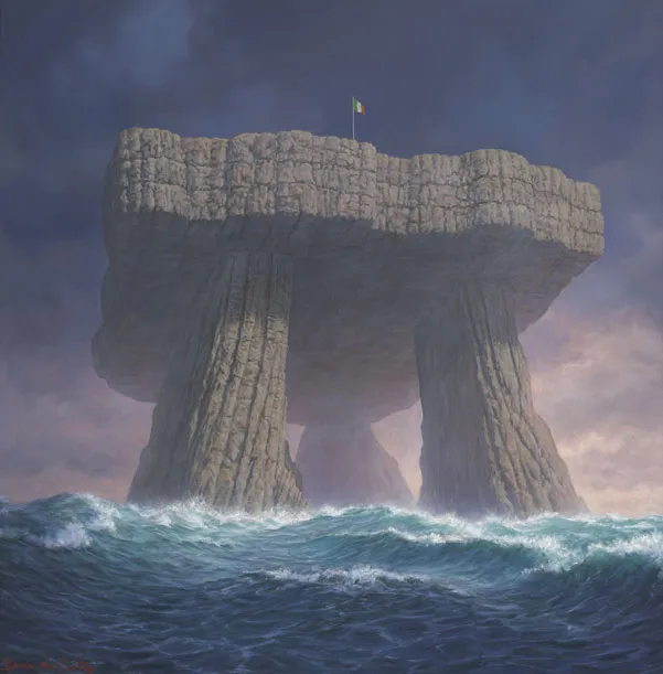 RESURGENT ISLE by Brian McCarthy, 2011, oil on canvas, offered Mar 2012