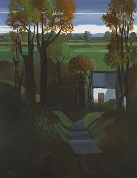 Leo Toye, LANEWAY, 2011, acrylic on canvas