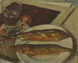 Thomas Ryan, STILL LIFE WITH TWO FISH
