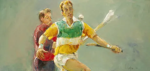 Vittorio Cirefice, OFFALY VERSUS DOWN, 2005, oil on canvas