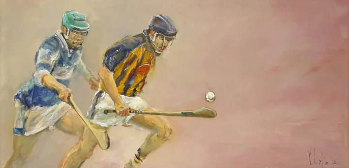 Vittorio Cirefice, EDDIE BRENNAN [KILKENNY], ALL IRELAND HURLING FINAL, 2006, oil on canvas