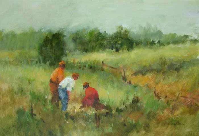 Elizabeth Brophy, I'VE FOUND IT, oil on board