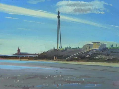 John O'Flynn, BULL WALL I, 2010, oil on board