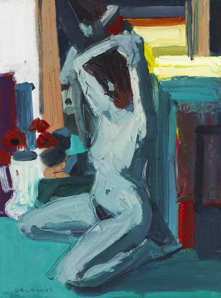 Brian Ballard, PEARL WITH POPPIES, 1998, oil on canvas