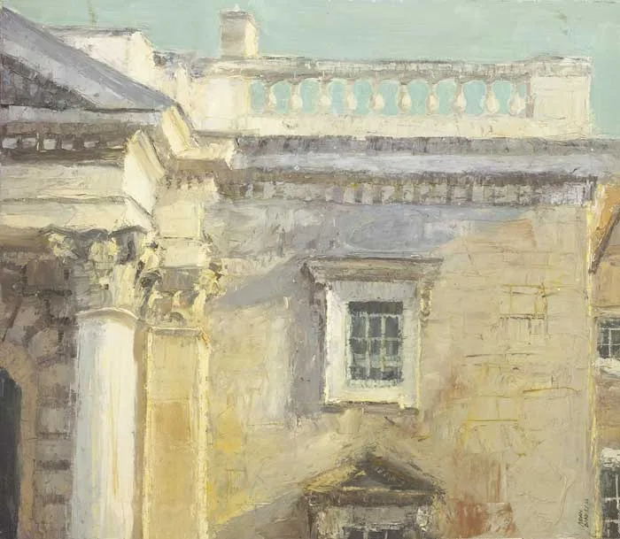 TRINITY COLLEGE, DUBLIN by Aidan Bradley, 2006, oil on canvas, sold Dec 2011