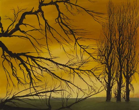 Maurice Quillinan, MORNING MIST, 2004, oil on canvas board