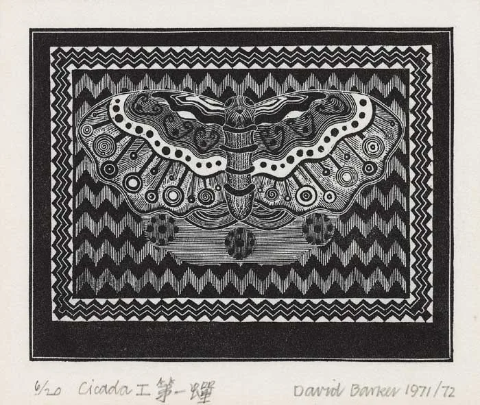 CIADA I, 1971/72 by David Barker, lithograph; (no. 6 from an edition of 20), offered Dec 2011