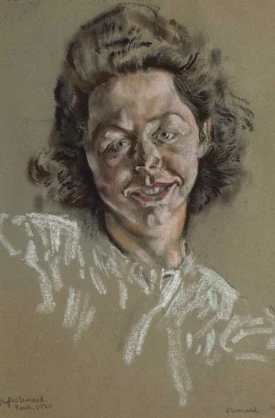 PHYLLIS LEONARD, RUSH by Patrick Leonard, 1940, pastel on tinted paper, offered Dec 2011