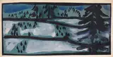 Gerard Dillon, HOLY FAMILY and SNOW SCENE (A PAIR)