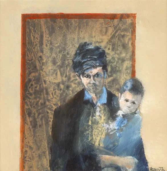SPANISH GYPSIES by Lawson Burch, acrylic on board, offered Dec 2011