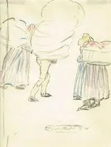 Mary Swanzy, MAN AND TWO WOMEN CARRYING HEAVY LOADS