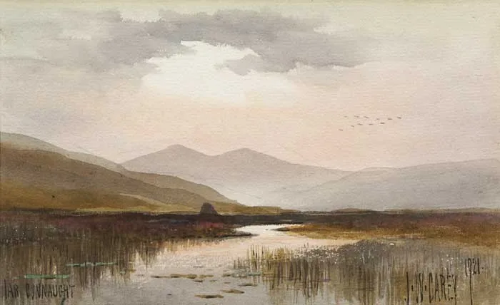 IAR CONNAUGHT by Joseph William Carey, 1921, watercolour, sold Dec 2011