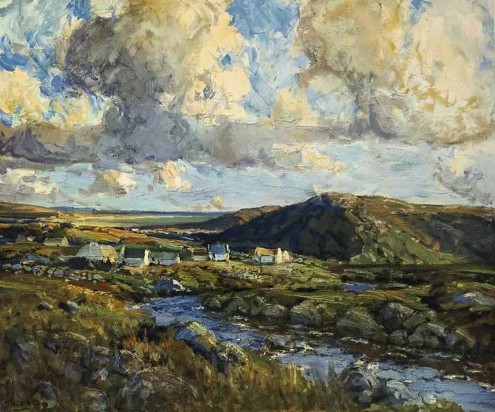 James Humbert Craig, EVENING SUNLIGHT ON THE ROSSES, photolithographic print
