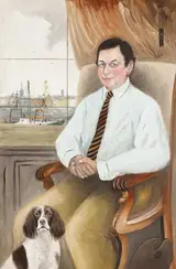 John Schwatschke, "FREDDY & MASTER" (SELF PORTRAIT) 2007