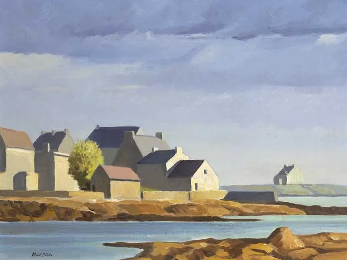 John Mulhern, KILRONAN, ARAN ISLANDS, oil on canvas