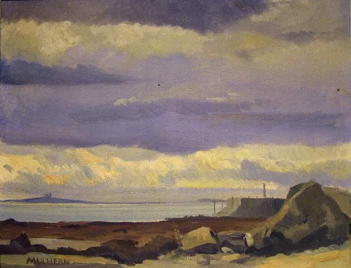 GALWAY BAY by John Mulhern, oil on board, sold Dec 2011