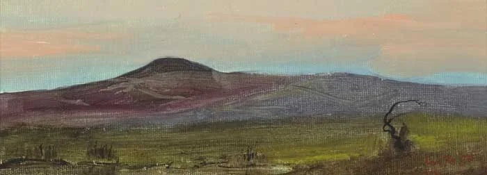 Adam Kos, COUNTY WESTMEATH, 1997 and COUNTY SLIGO LANDSCAPE, 1996, oil on canvas board