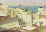 Sir John Lavery, THE HOUSE-TOPS, TANGIER