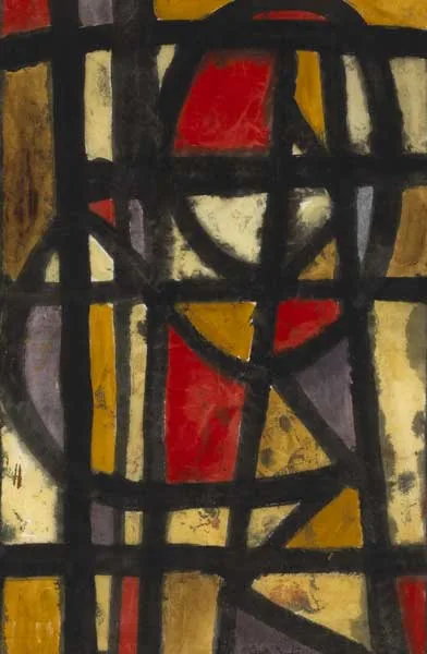THE NUN by Camille Souter, 1956, ink and watercolour on Japanese paper, sold Nov 2011